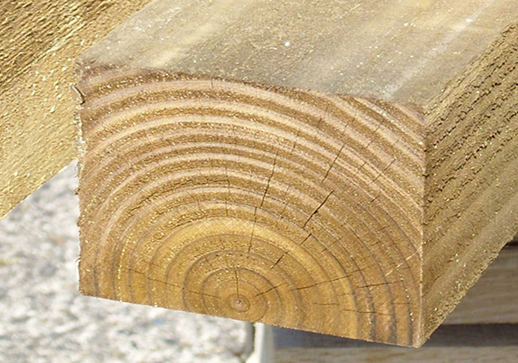 1.8m 100mm x 75mm Fence Post