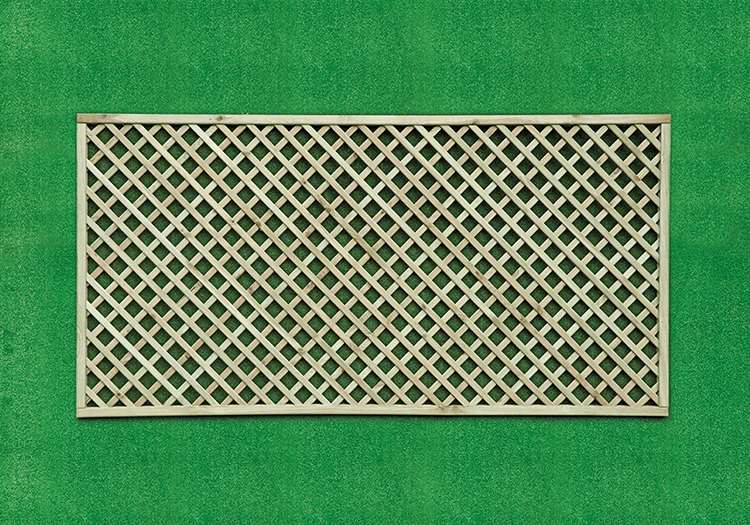 183cm x 30cm 40mm Gap Privacy Trellis
