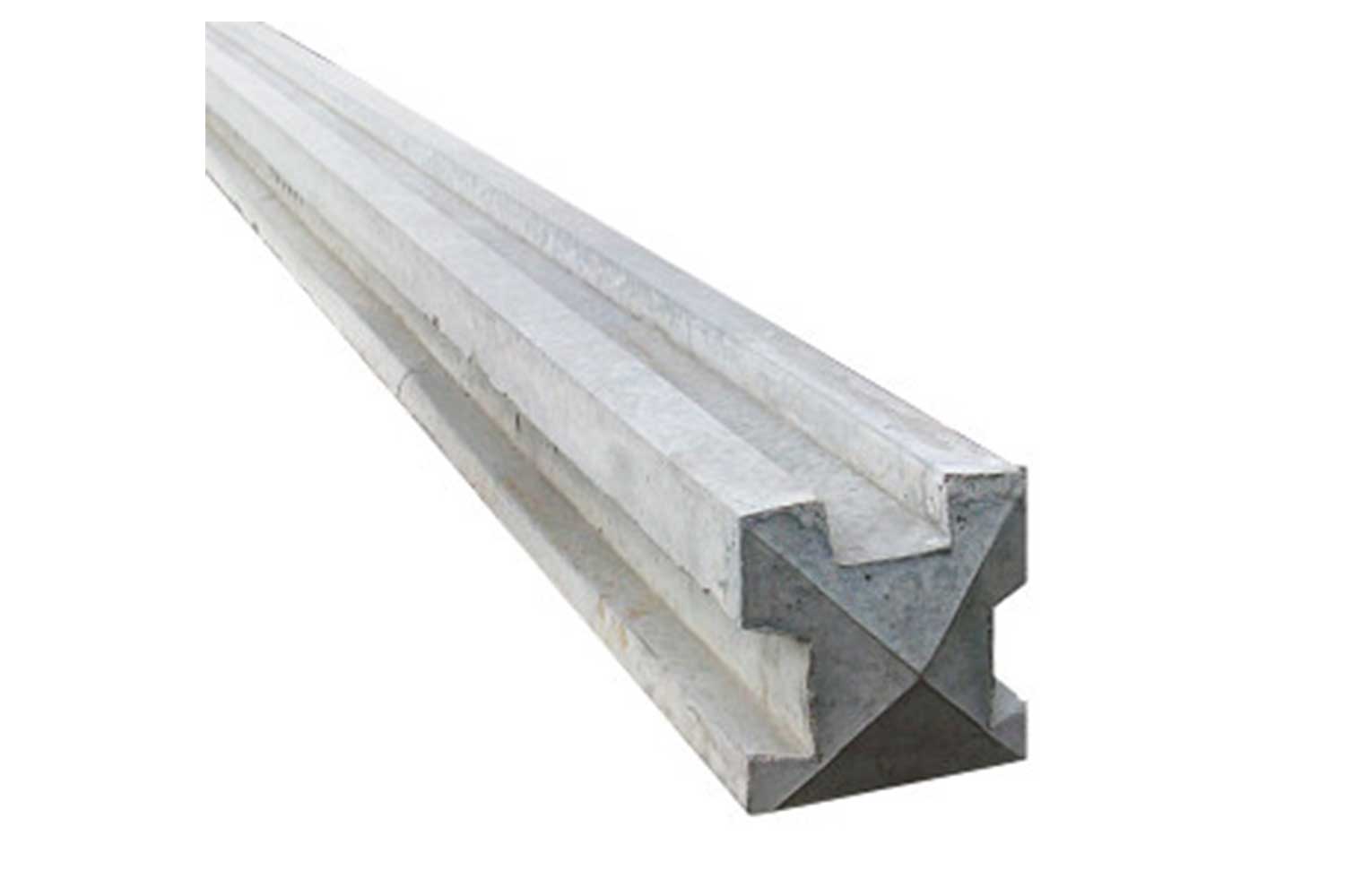 4′ 6″ 3 Way Concrete Post