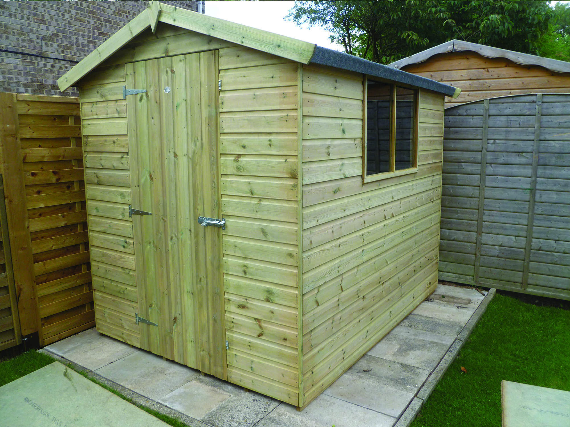 6′ x 4′ Wooden Apex 14mm Nidderdale Shed
