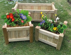 Timber planters