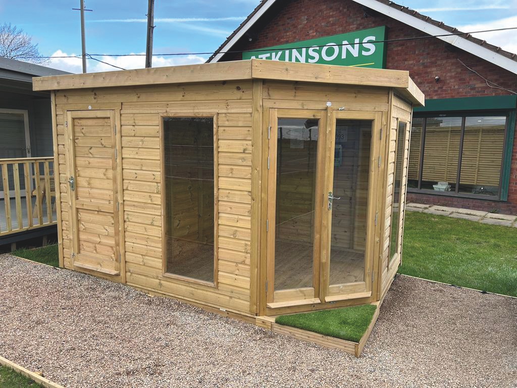 Contemporary Corner With Storage