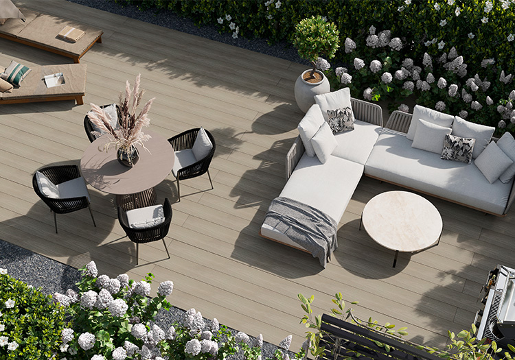 Ecosacape composite decking